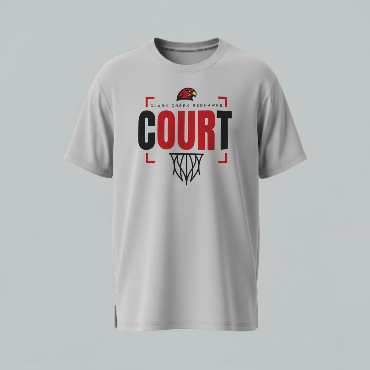 Clark Creek Redhawks Basketball  T-Shirt