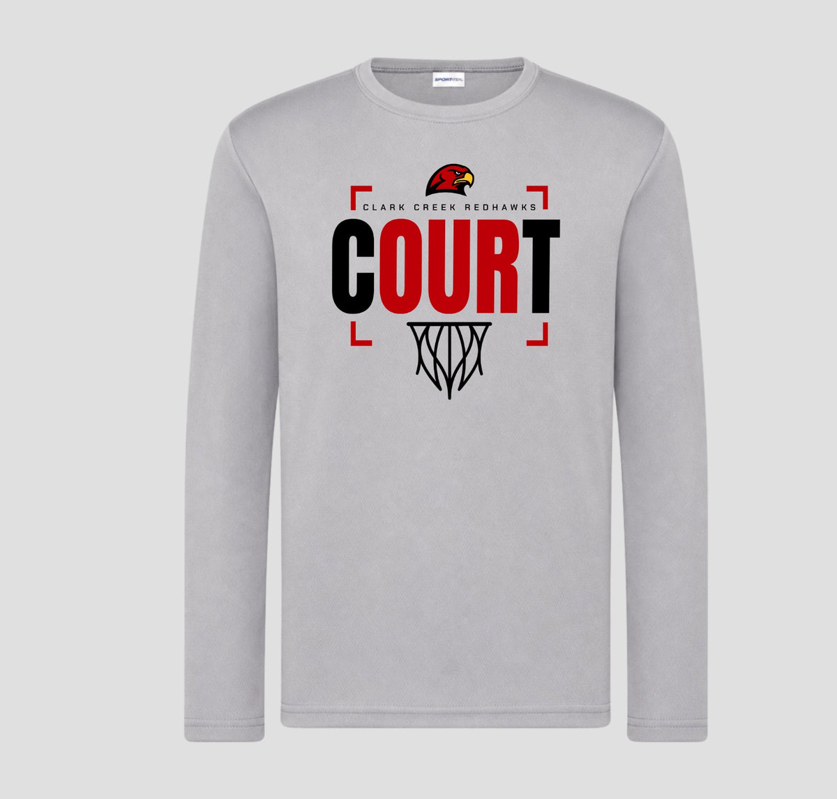 Clark Creek Basketball Long Sleeve Performance/Shooting Shirt