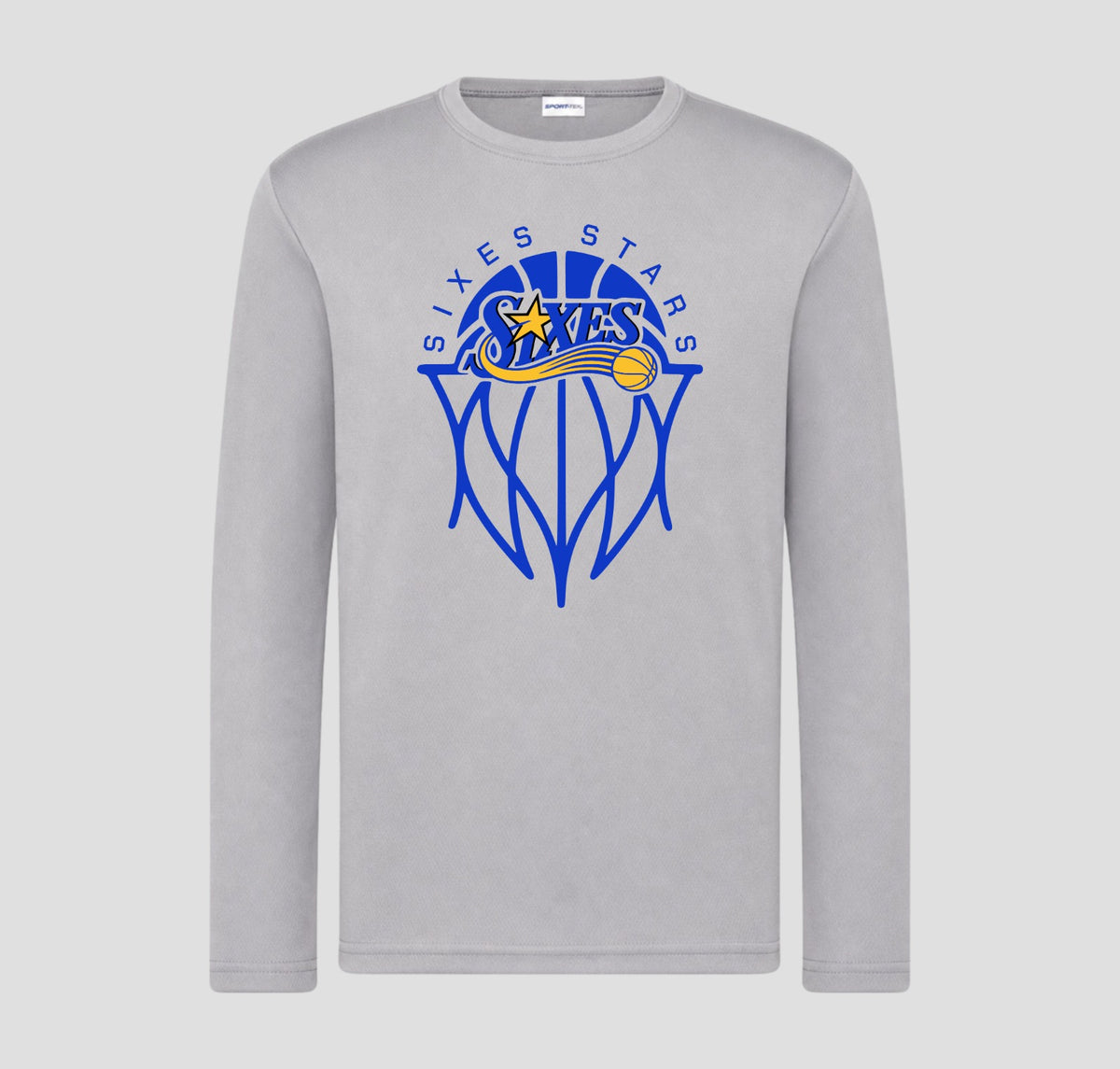 Sixes Stars Basketball Long Sleeve Performance/Shooting Shirt