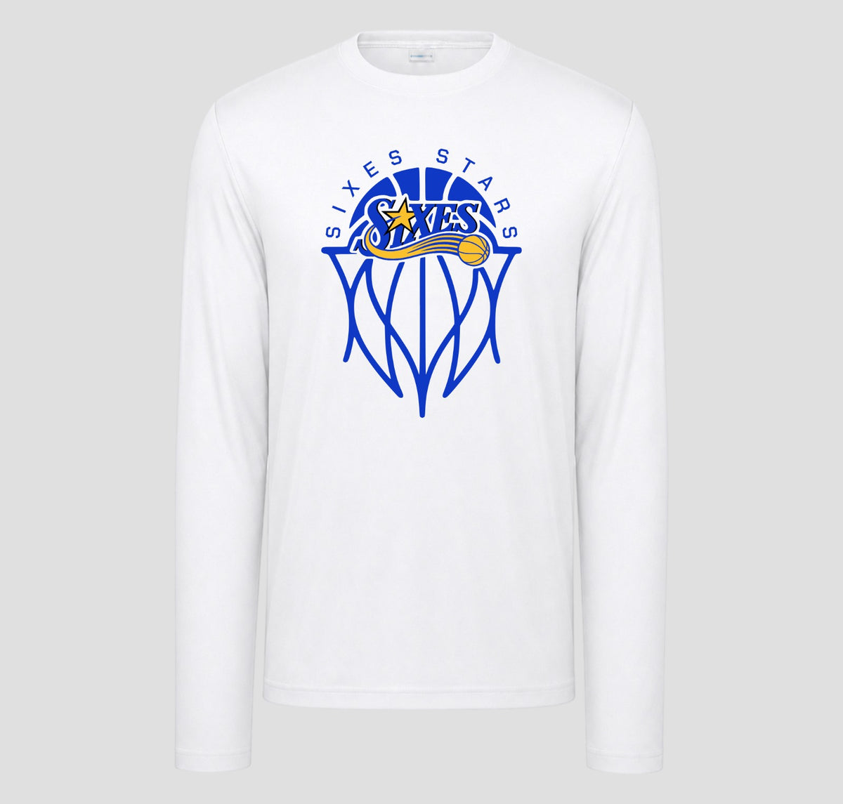 Sixes Stars Basketball Long Sleeve Performance/Shooting Shirt