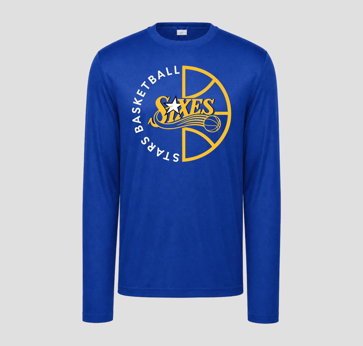 Sixes Stars Basketball Long Sleeve Performance/Shooting Shirt