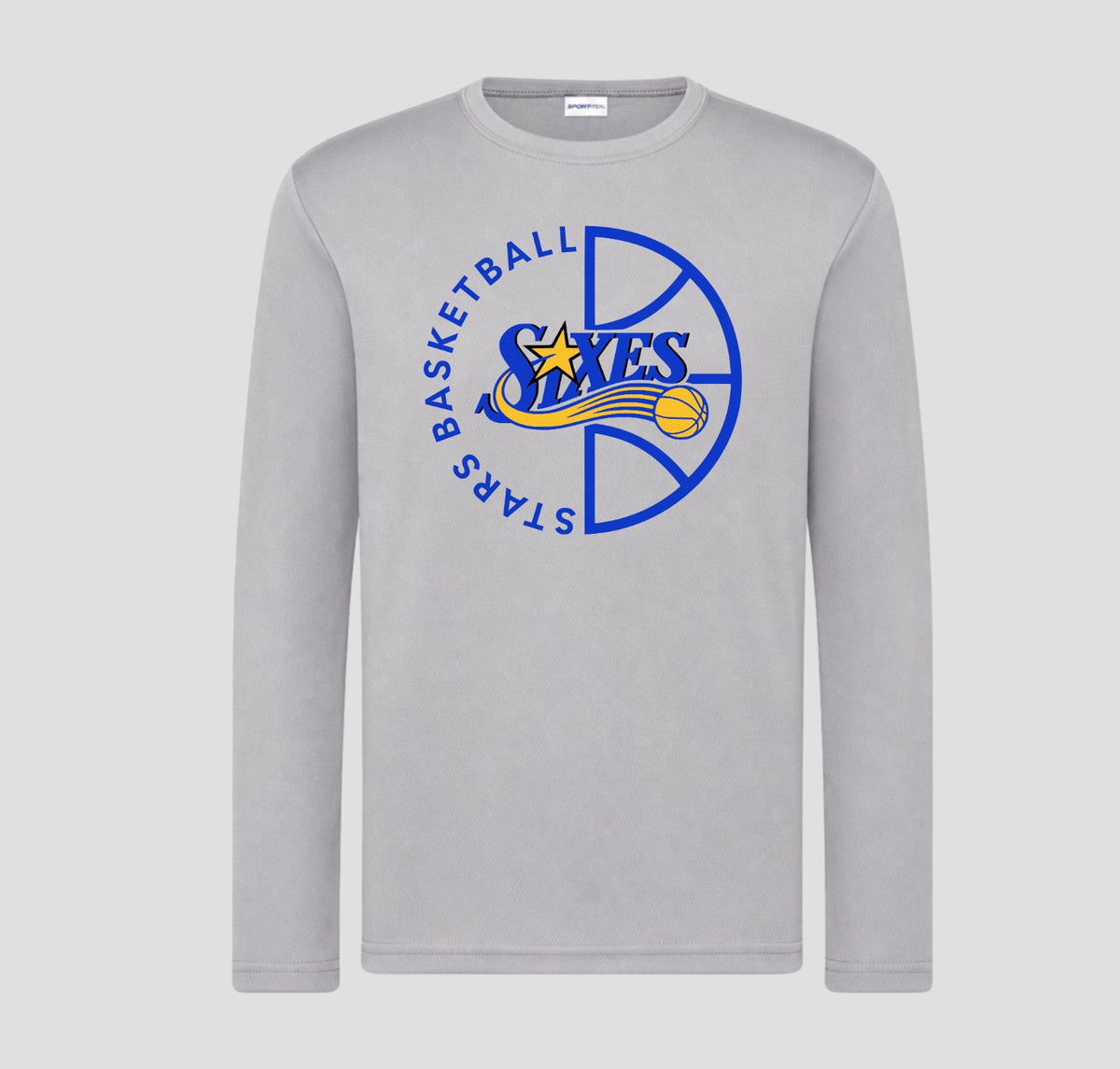 Sixes Stars Basketball Long Sleeve Performance/Shooting Shirt