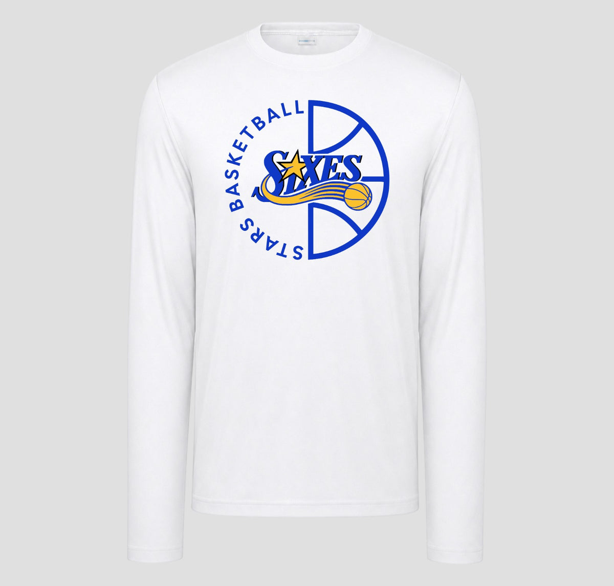 Sixes Stars Basketball Long Sleeve Performance/Shooting Shirt