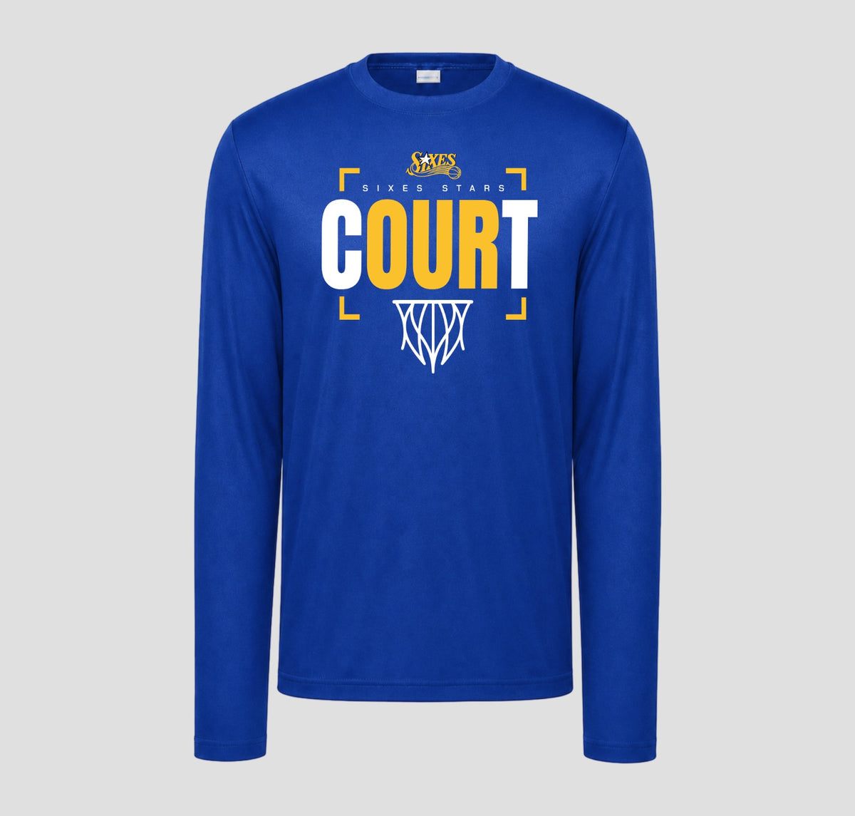Sixes Stars Basketball Long Sleeve Performance/Shooting Shirt
