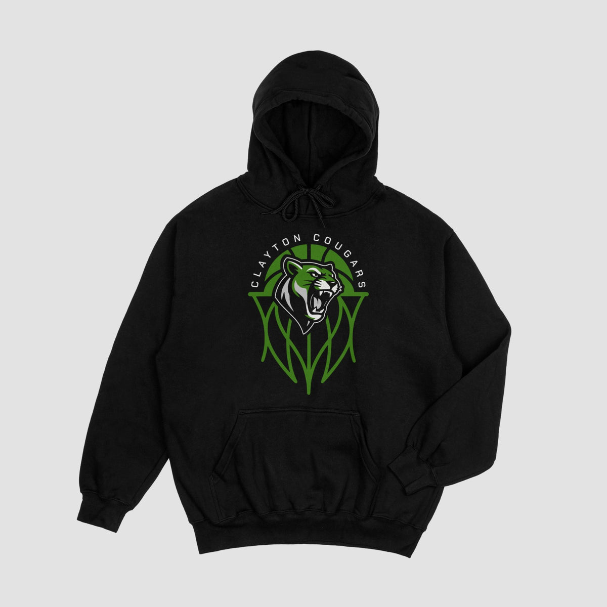 Clayton Courgars Basketball Hoodie