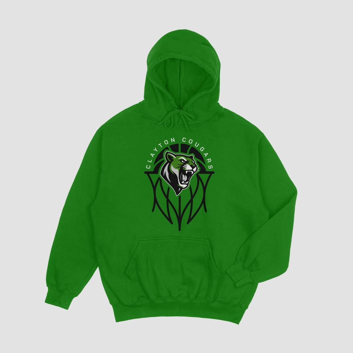Clayton Courgars Basketball Hoodie
