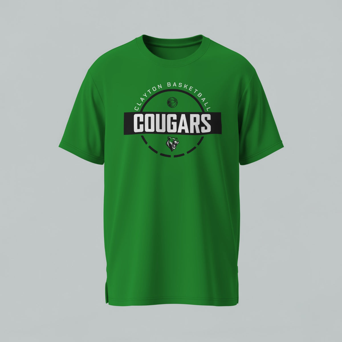Clayton Cougars Basketball  T-Shirt