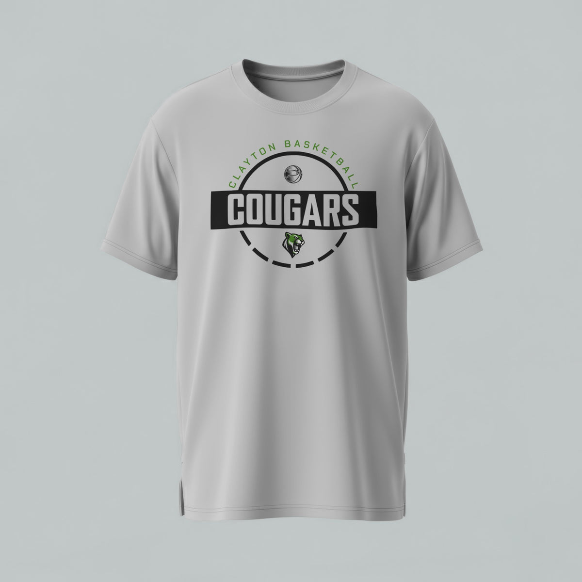 Clayton Cougars Basketball  T-Shirt