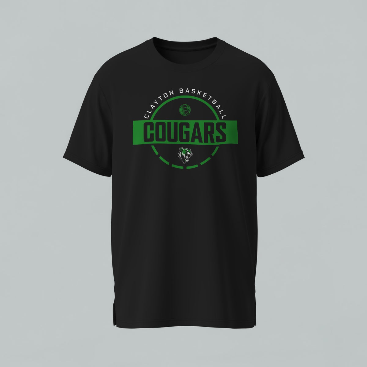 Clayton Cougars Basketball  T-Shirt