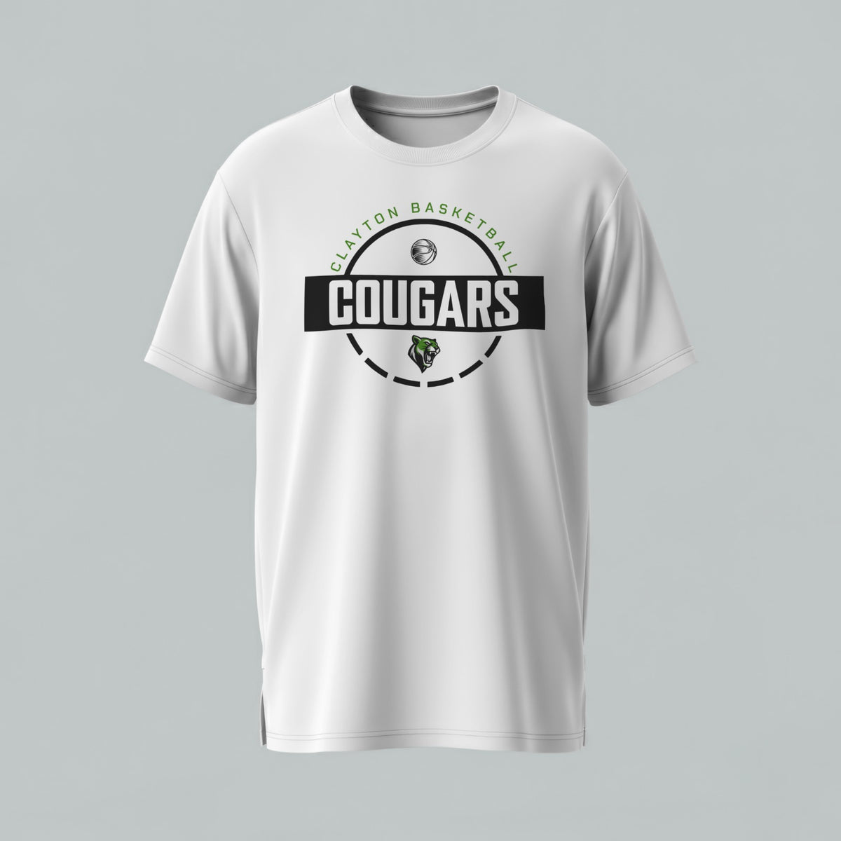 Clayton Cougars Basketball  T-Shirt