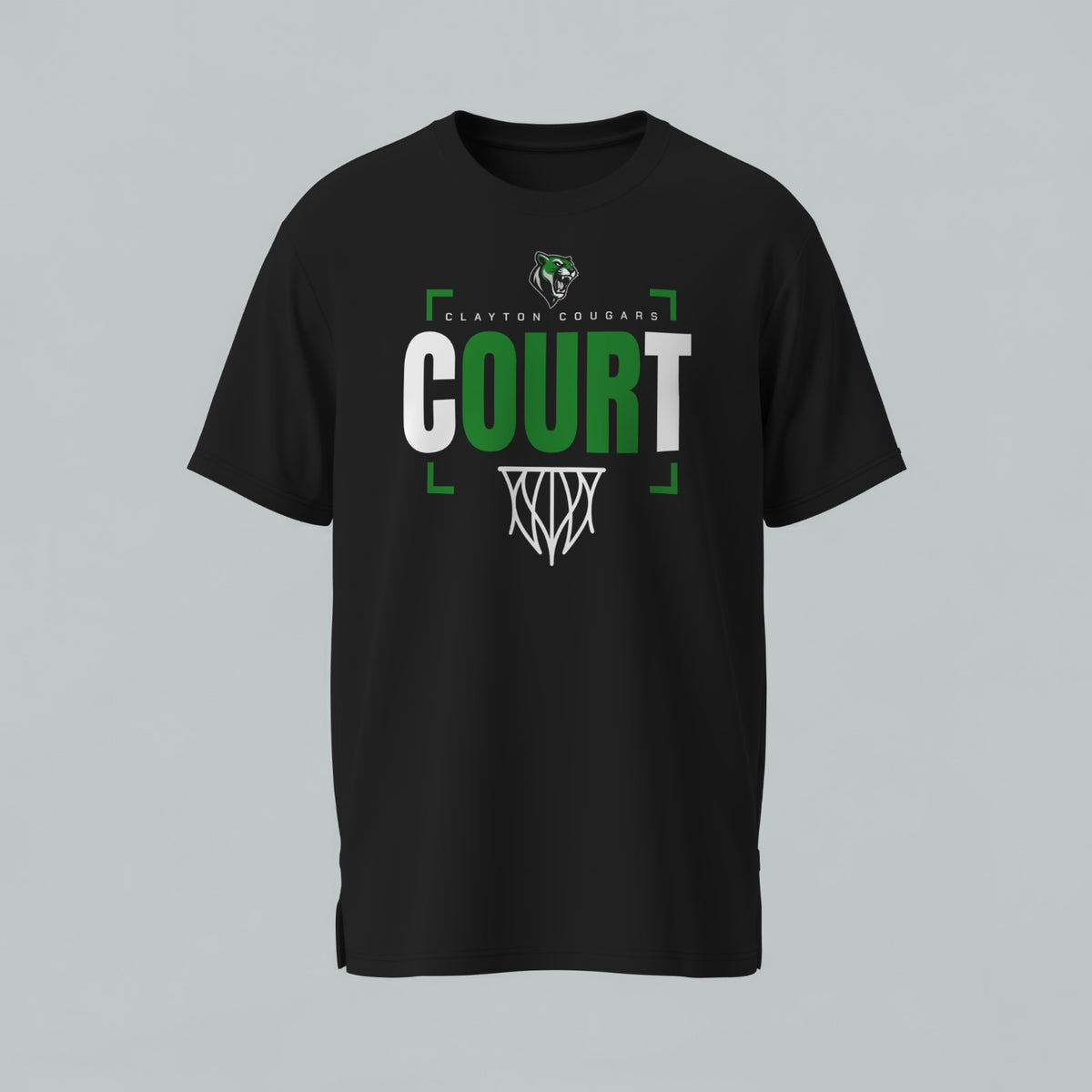 Clayton Courgars Basketball  T-Shirt