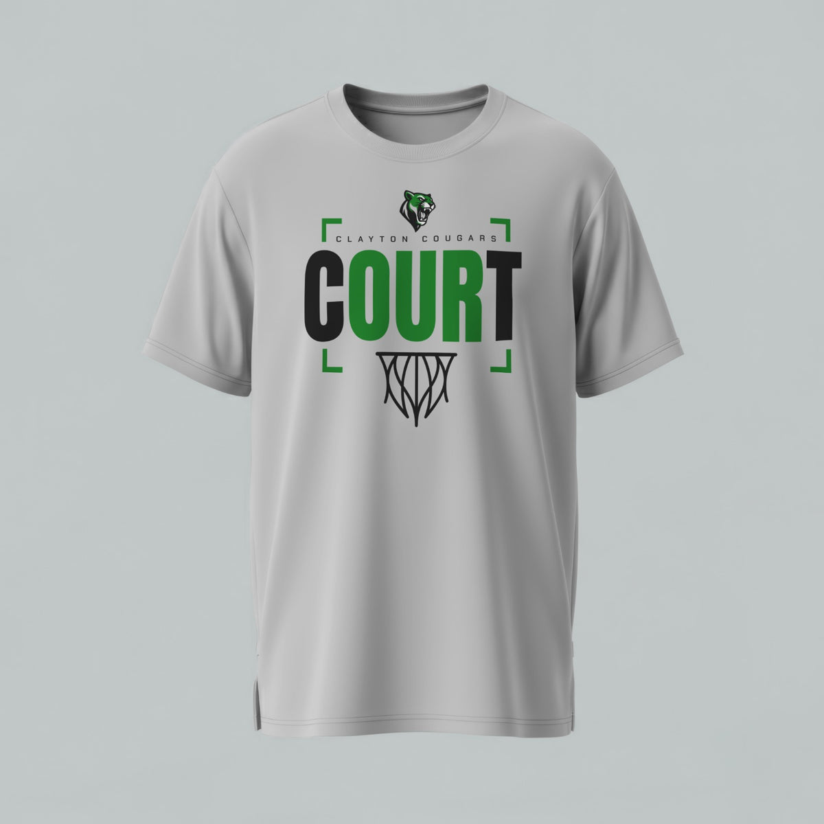 Clayton Courgars Basketball  T-Shirt