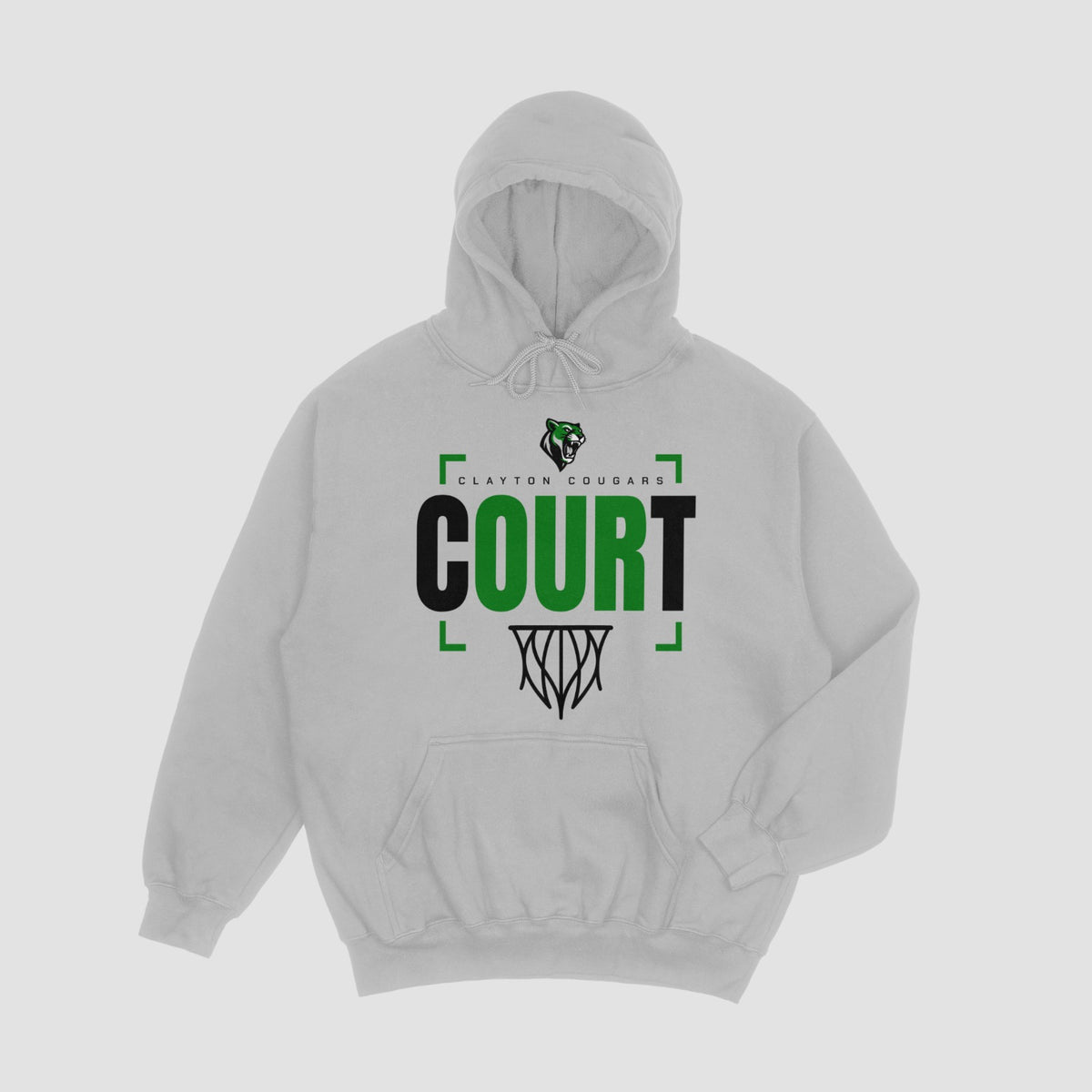 Clayton Courgars Basketball Hoodie