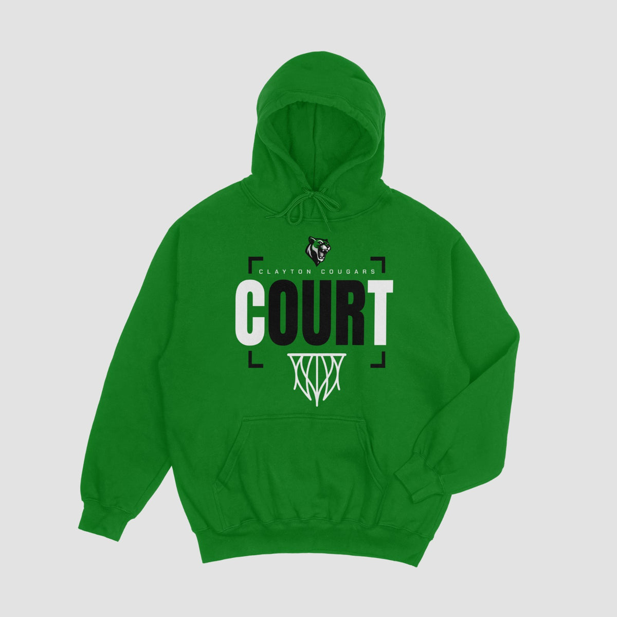 Clayton Courgars Basketball Hoodie