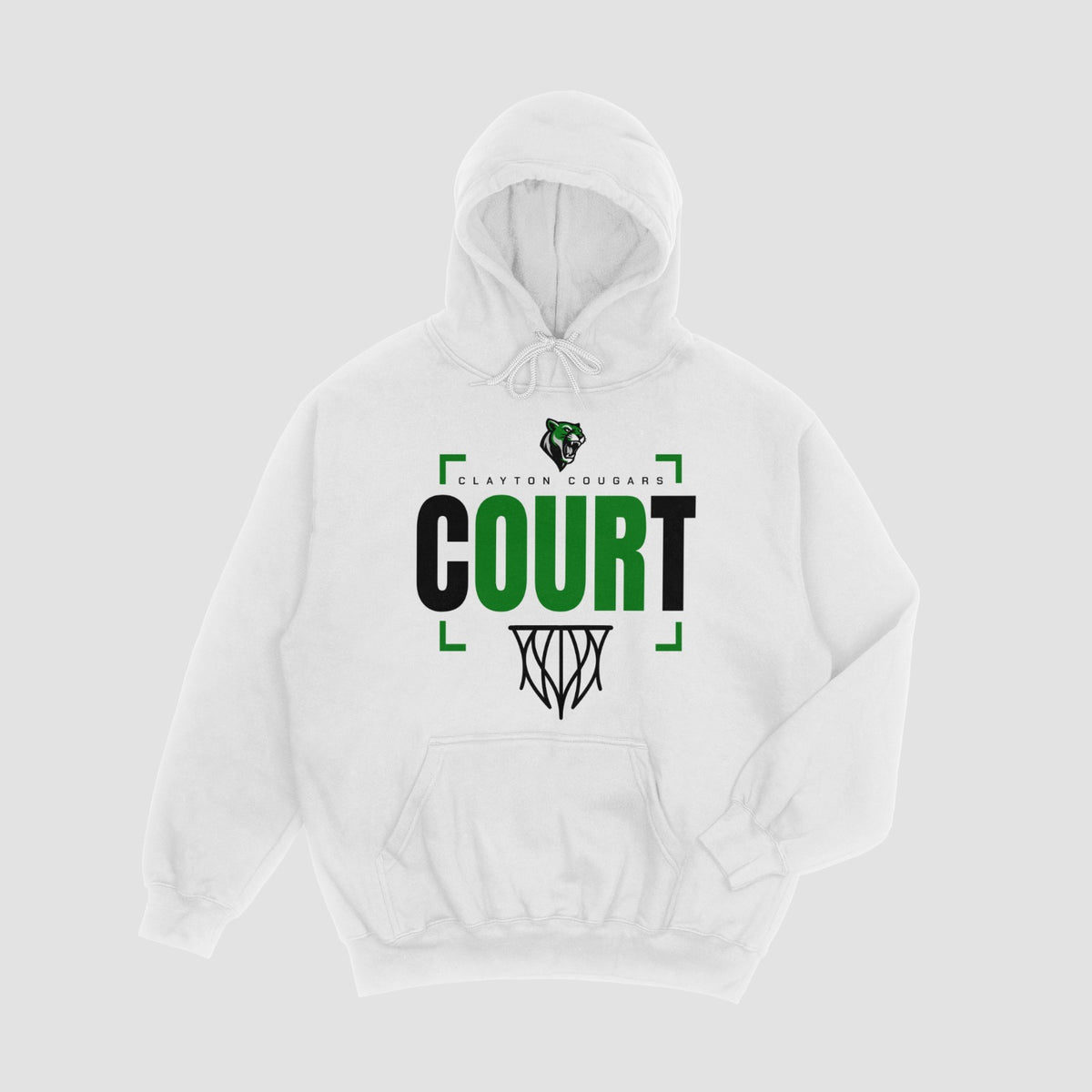 Clayton Courgars Basketball Hoodie