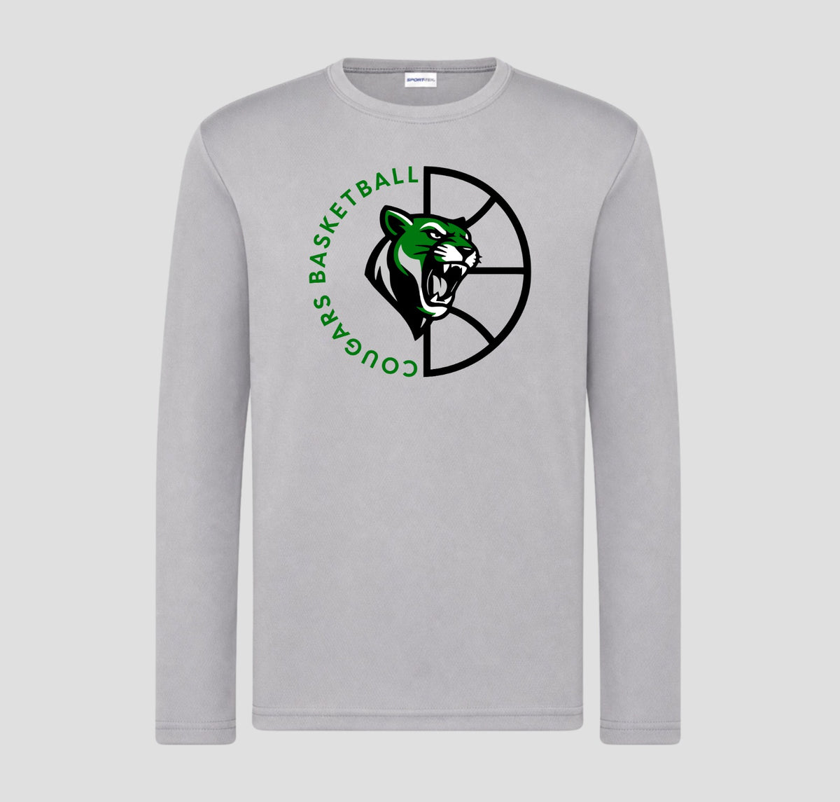 Clayton Cougars Basketball Long Sleeve Performance/Shooting Shirt