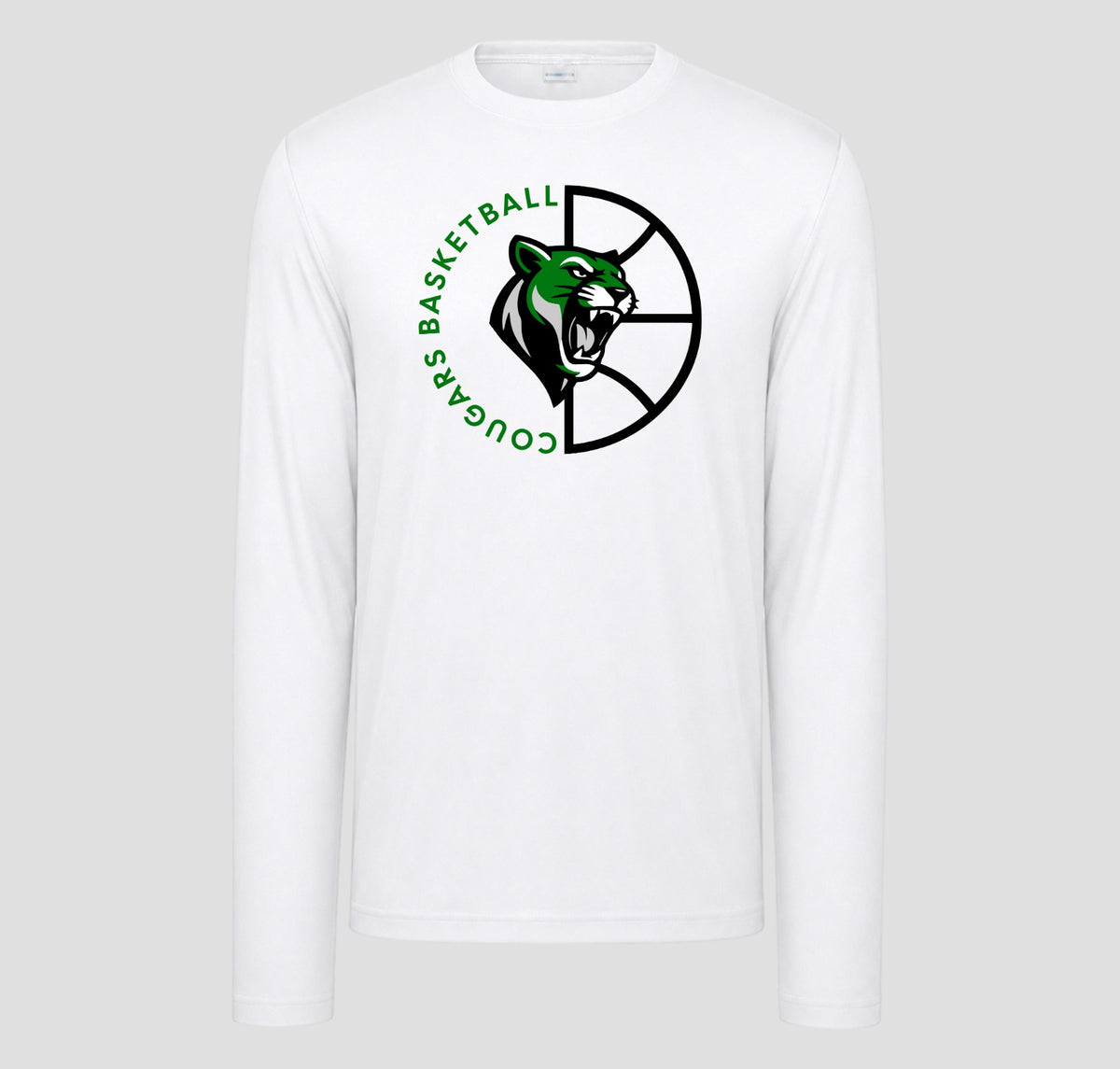 Clayton Cougars Basketball Long Sleeve Performance/Shooting Shirt