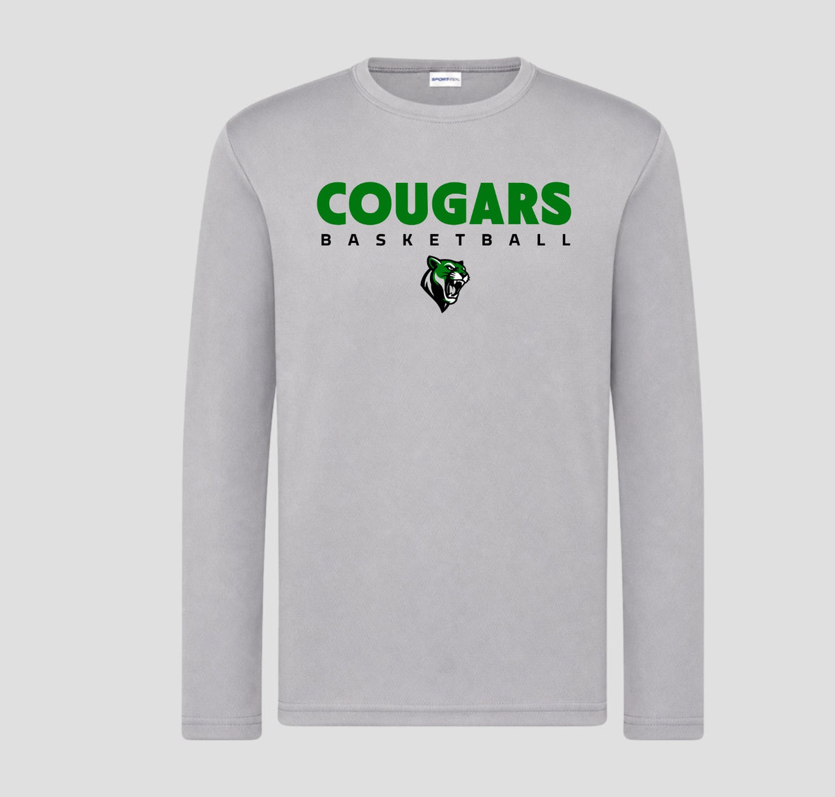 Clayton Cougars Basketball Long Sleeve Performance/Shooting Shirt