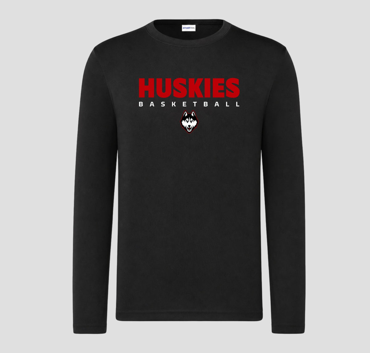 Hasty Huskies  Basketball Long Sleeve Performance/Shooting Shirt