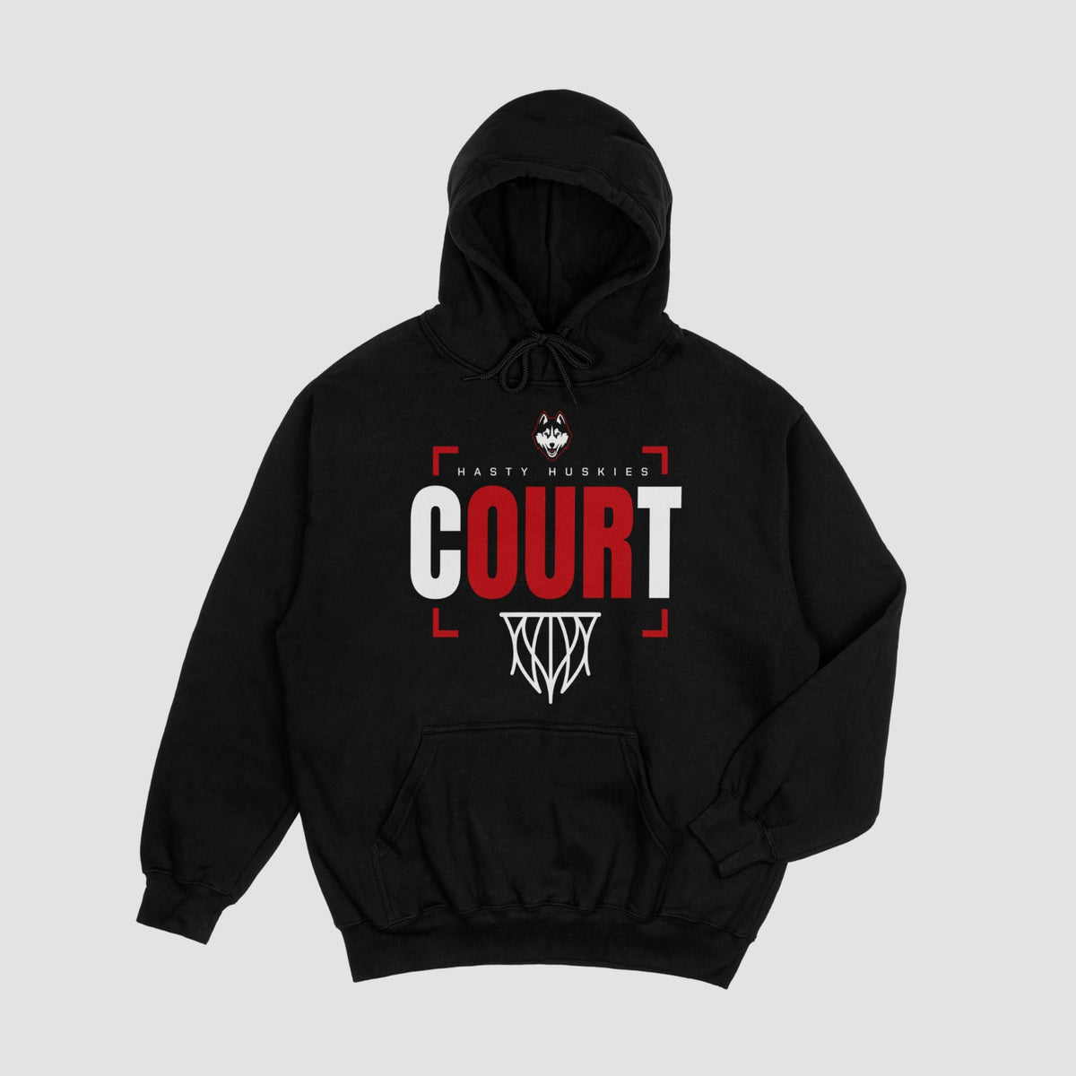 Hasty Huskies Basketball Hoodie