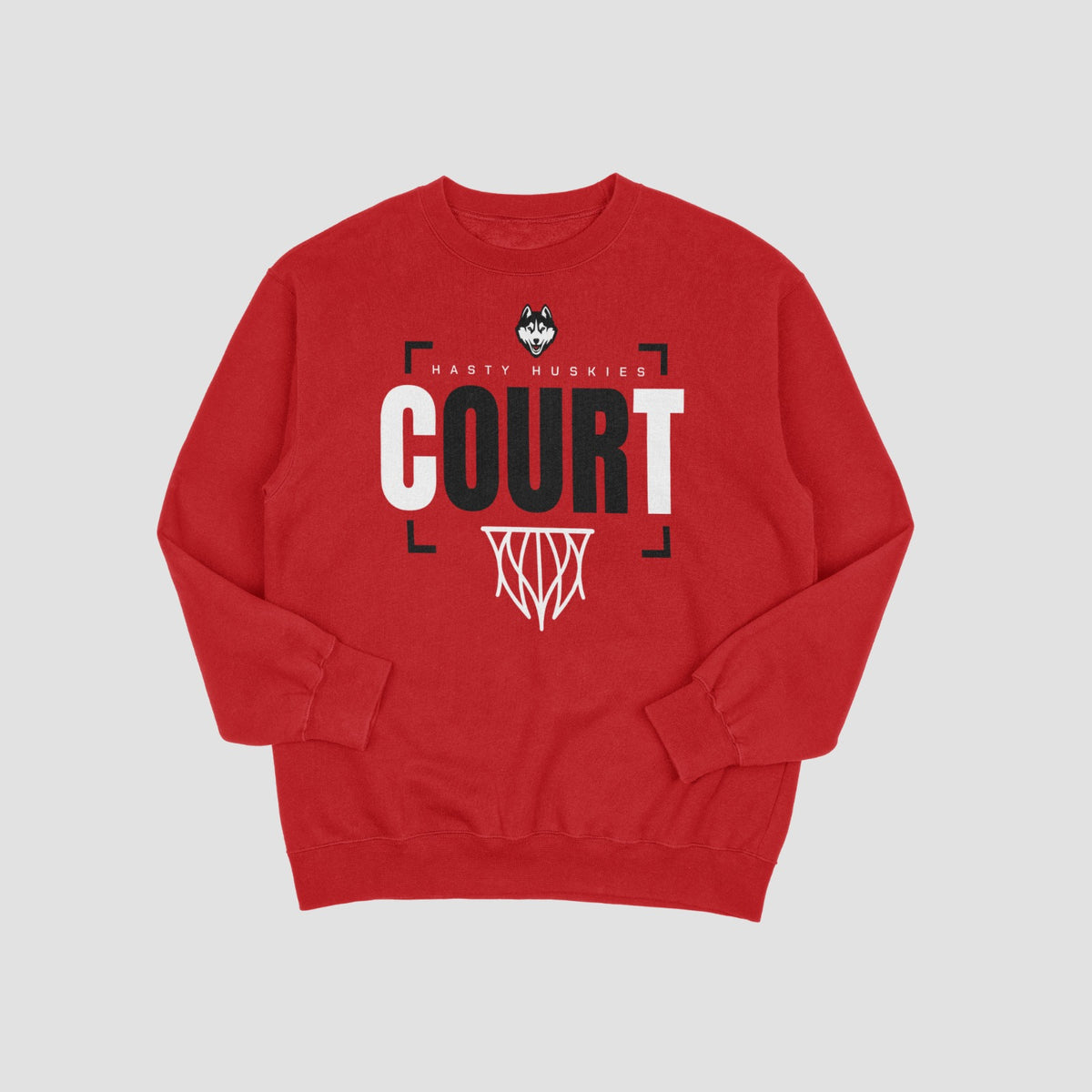 Hasty Huskies Basketball Sweatshirt