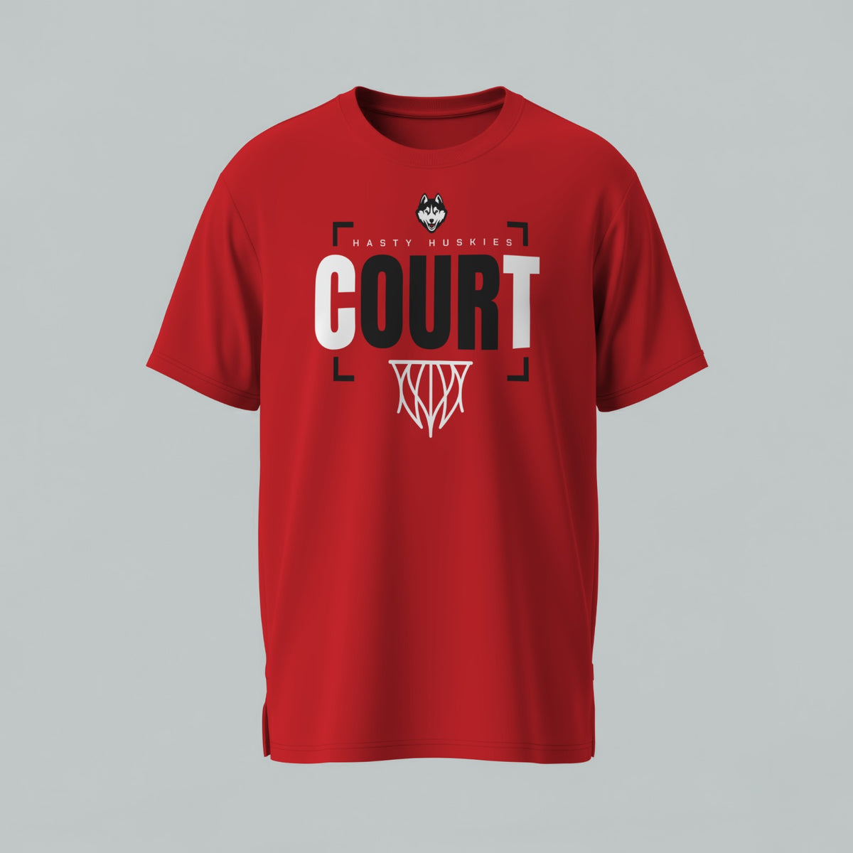 Hasty Huskies Basketball  T-Shirt