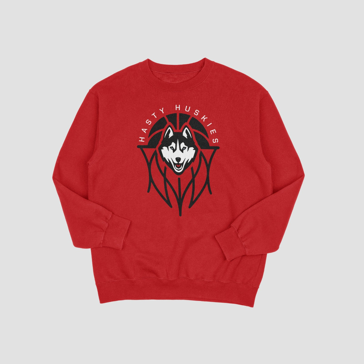 Hasty Huskies Basketball Sweatshirt