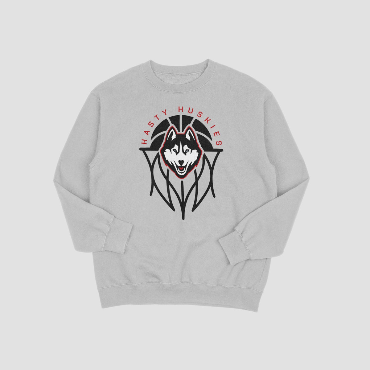 Hasty Huskies Basketball Sweatshirt