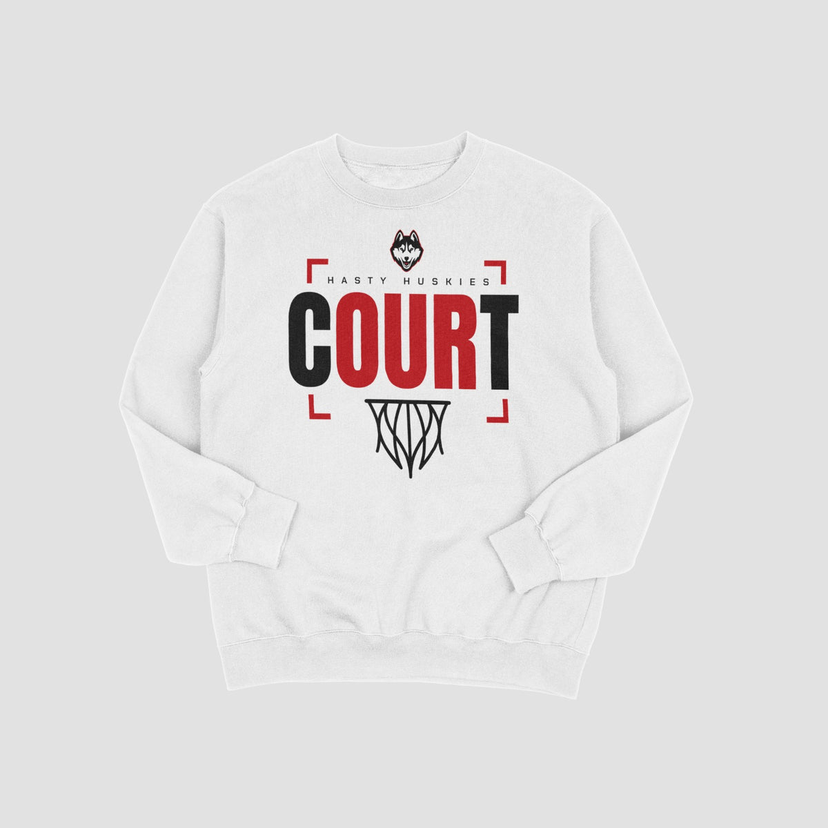 Hasty Huskies Basketball Sweatshirt