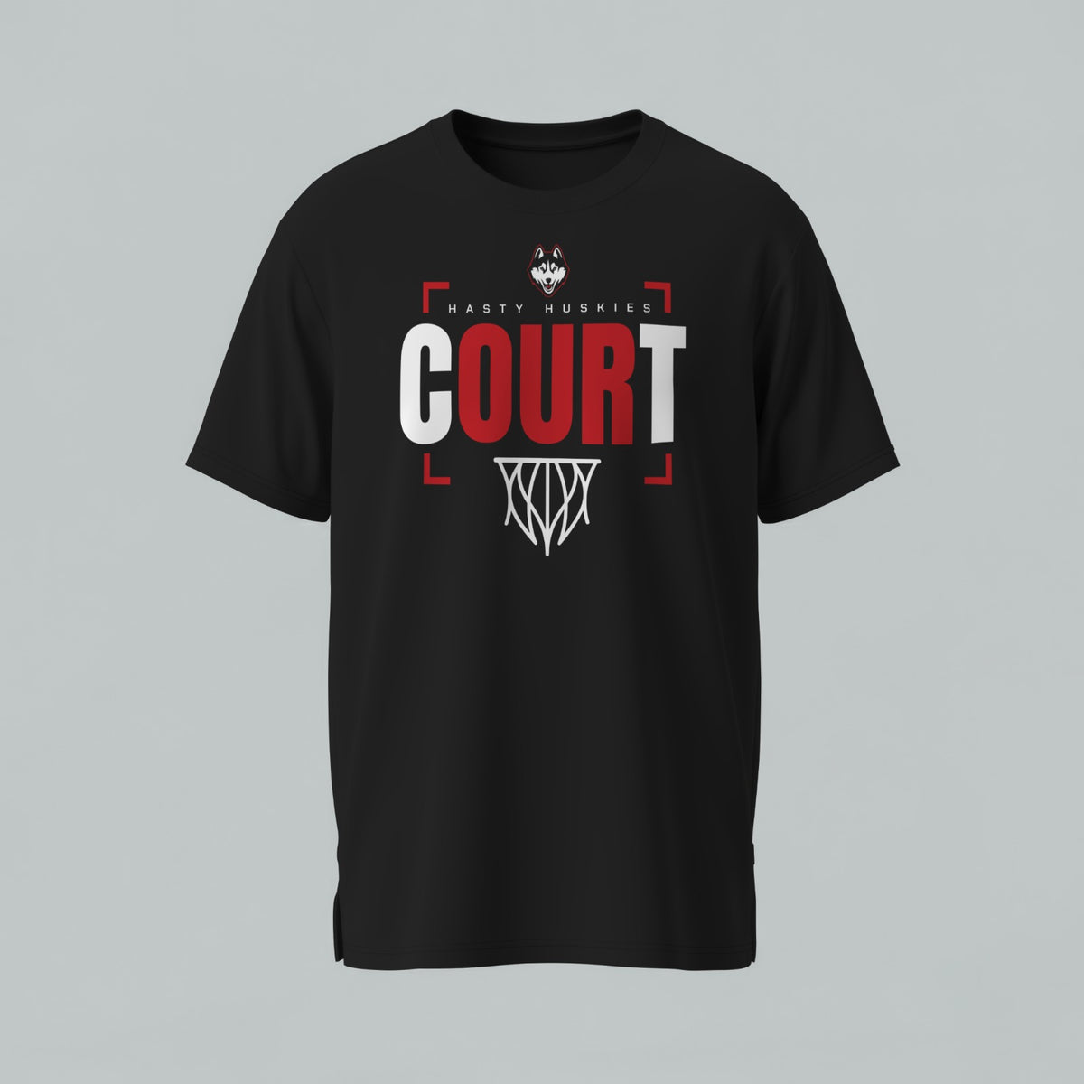 Hasty Huskies Basketball  T-Shirt