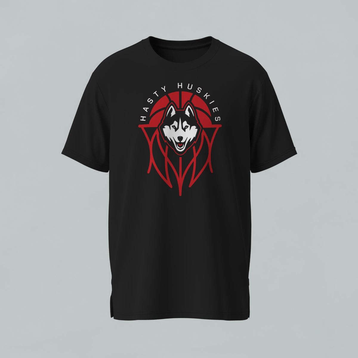 Hasty Huskies Basketball  T-Shirt
