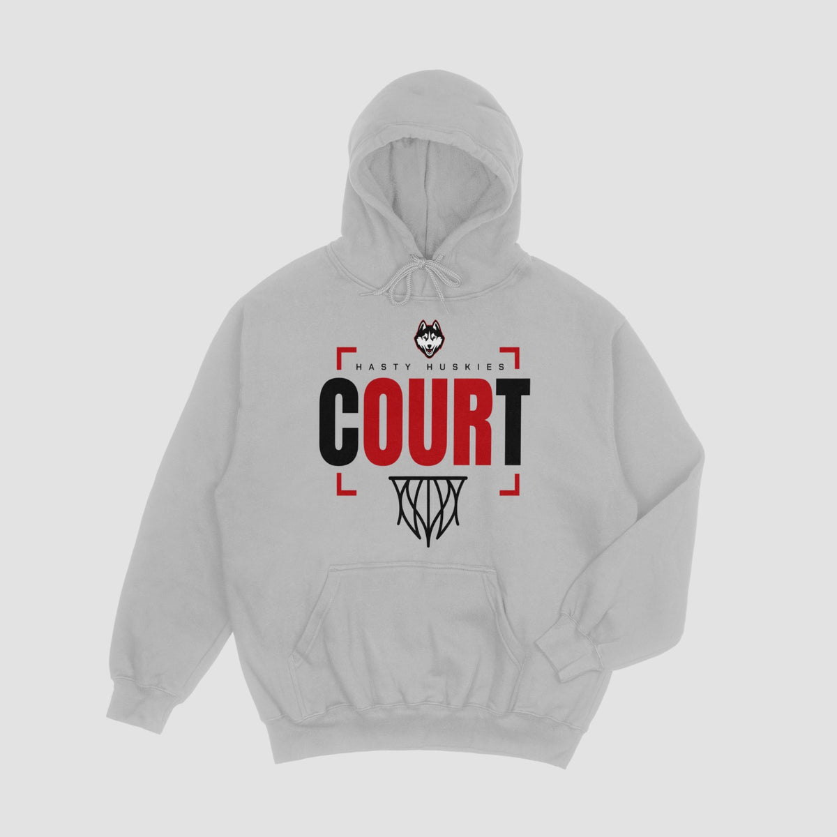 Hasty Huskies Basketball Hoodie
