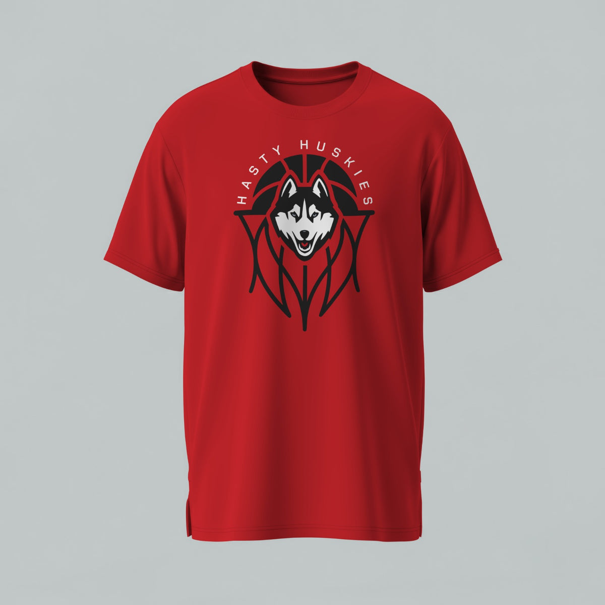 Hasty Huskies Basketball  T-Shirt