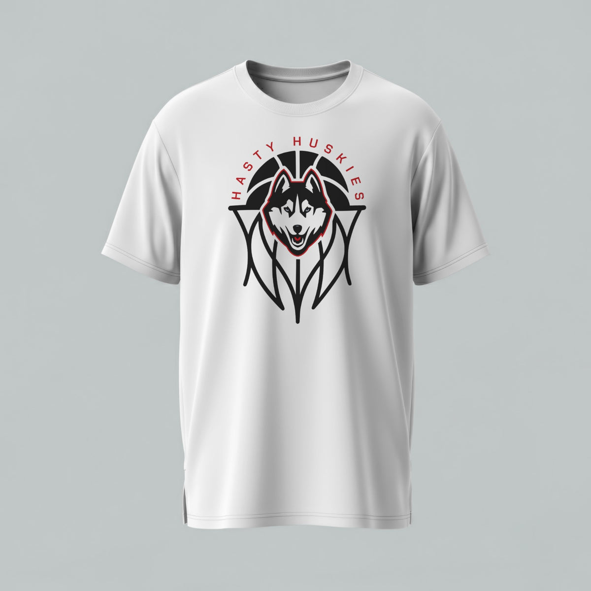 Hasty Huskies Basketball  T-Shirt
