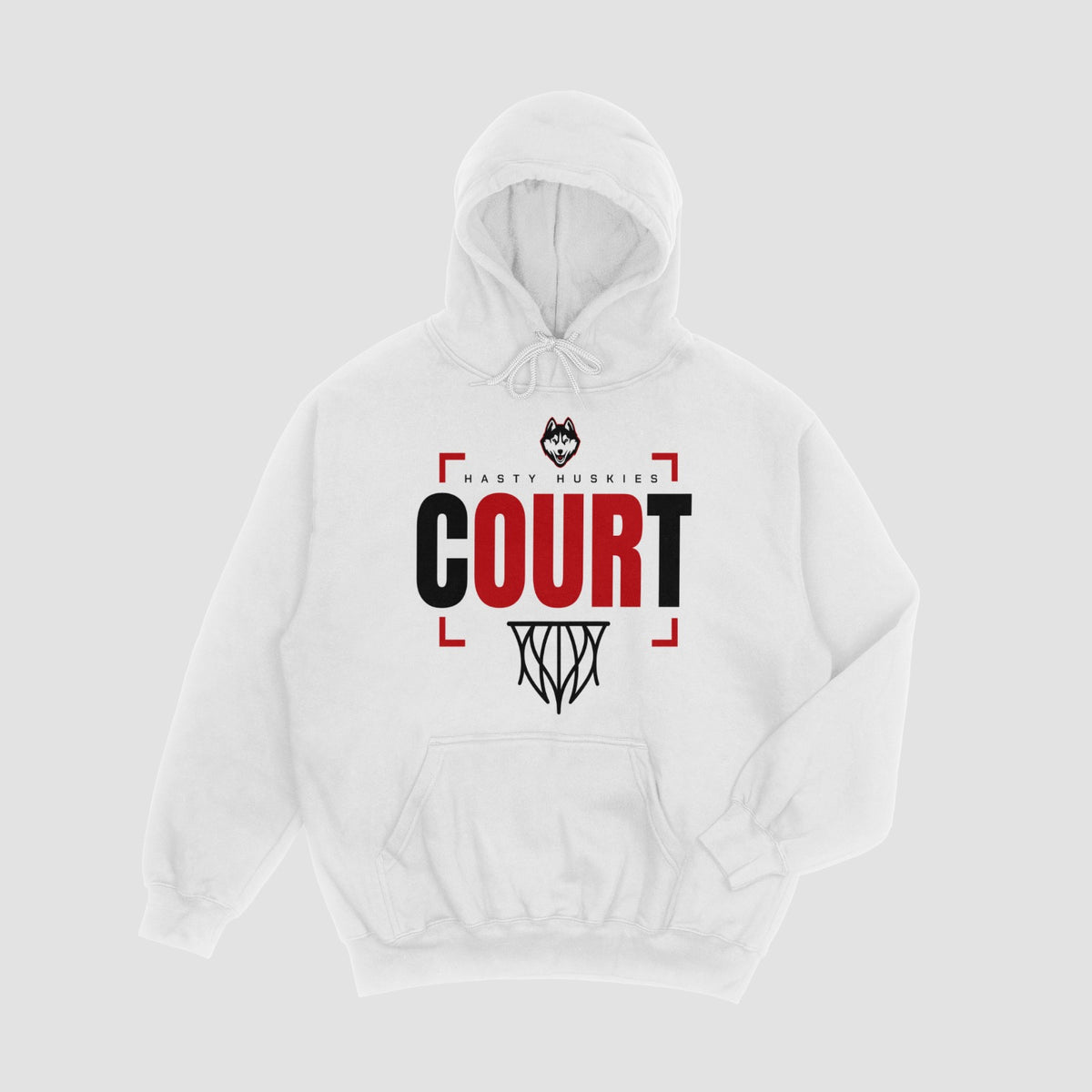 Hasty Huskies Basketball Hoodie