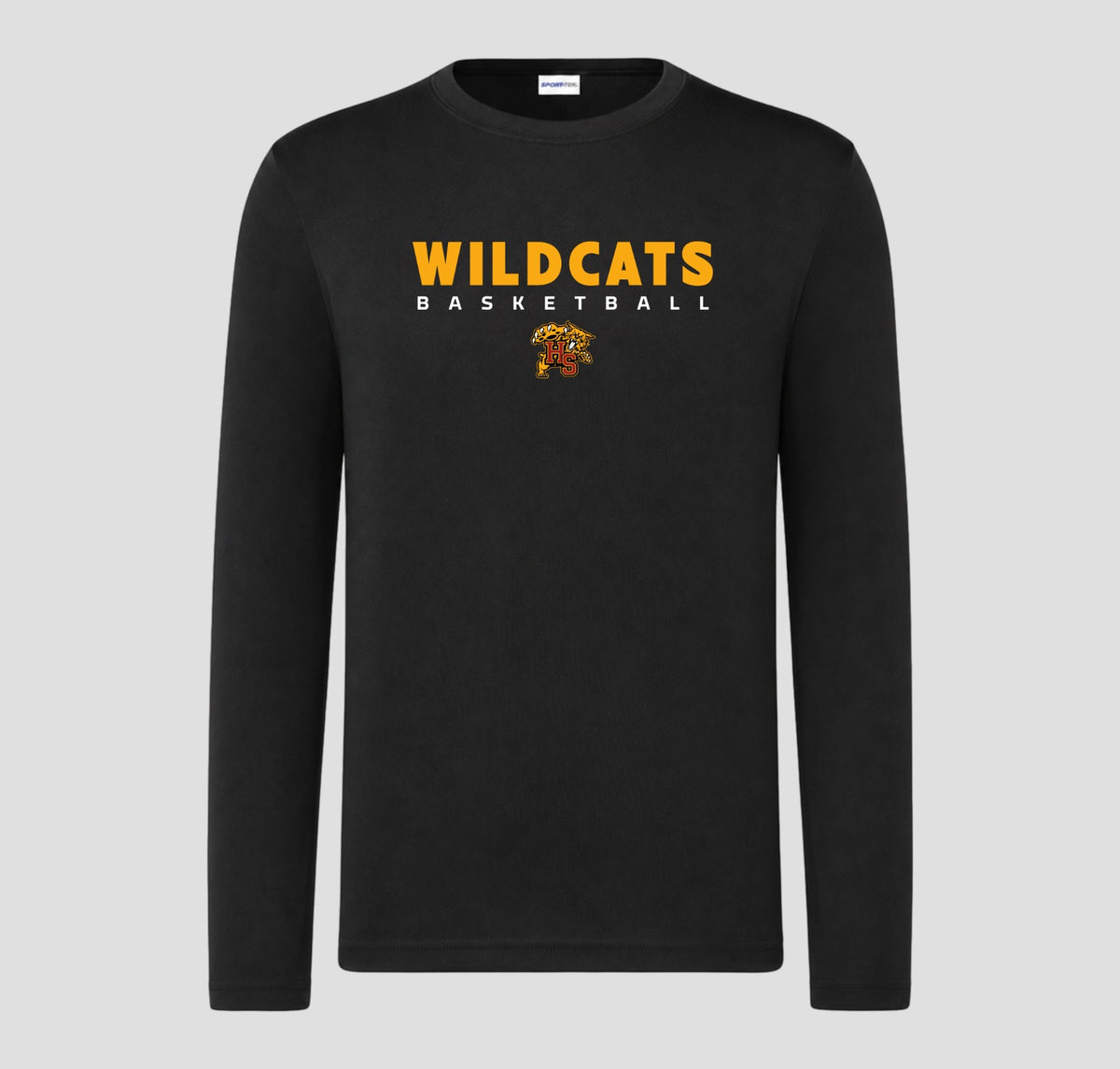 Holly Springs Wildcats  Basketball Long Sleeve Performance/Shooting Shirt