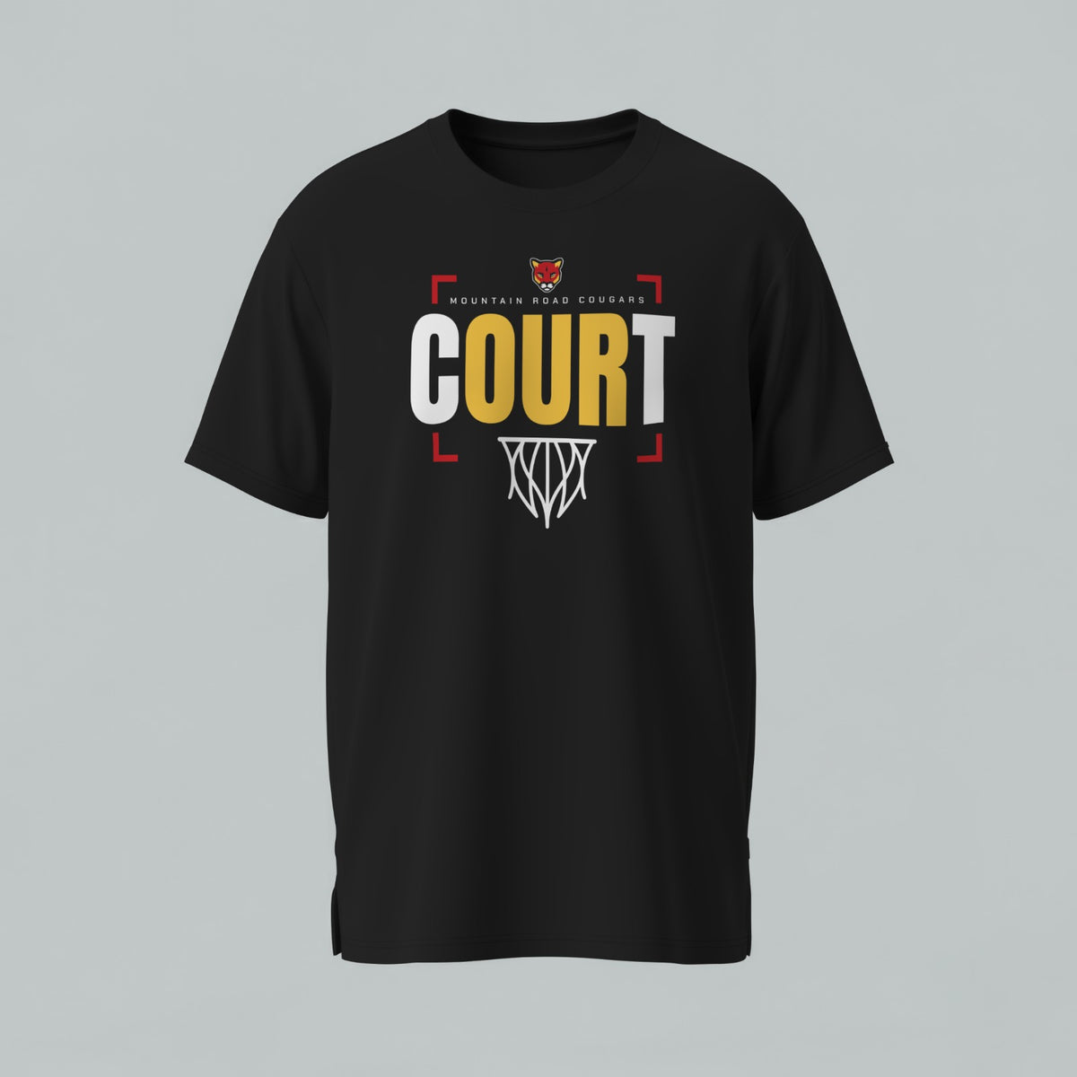 Mountain Road  Basketball T-Shirt