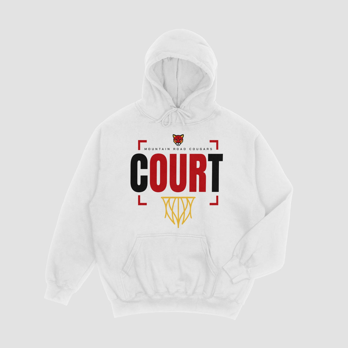 Mountain Road  Basketball Hoodie