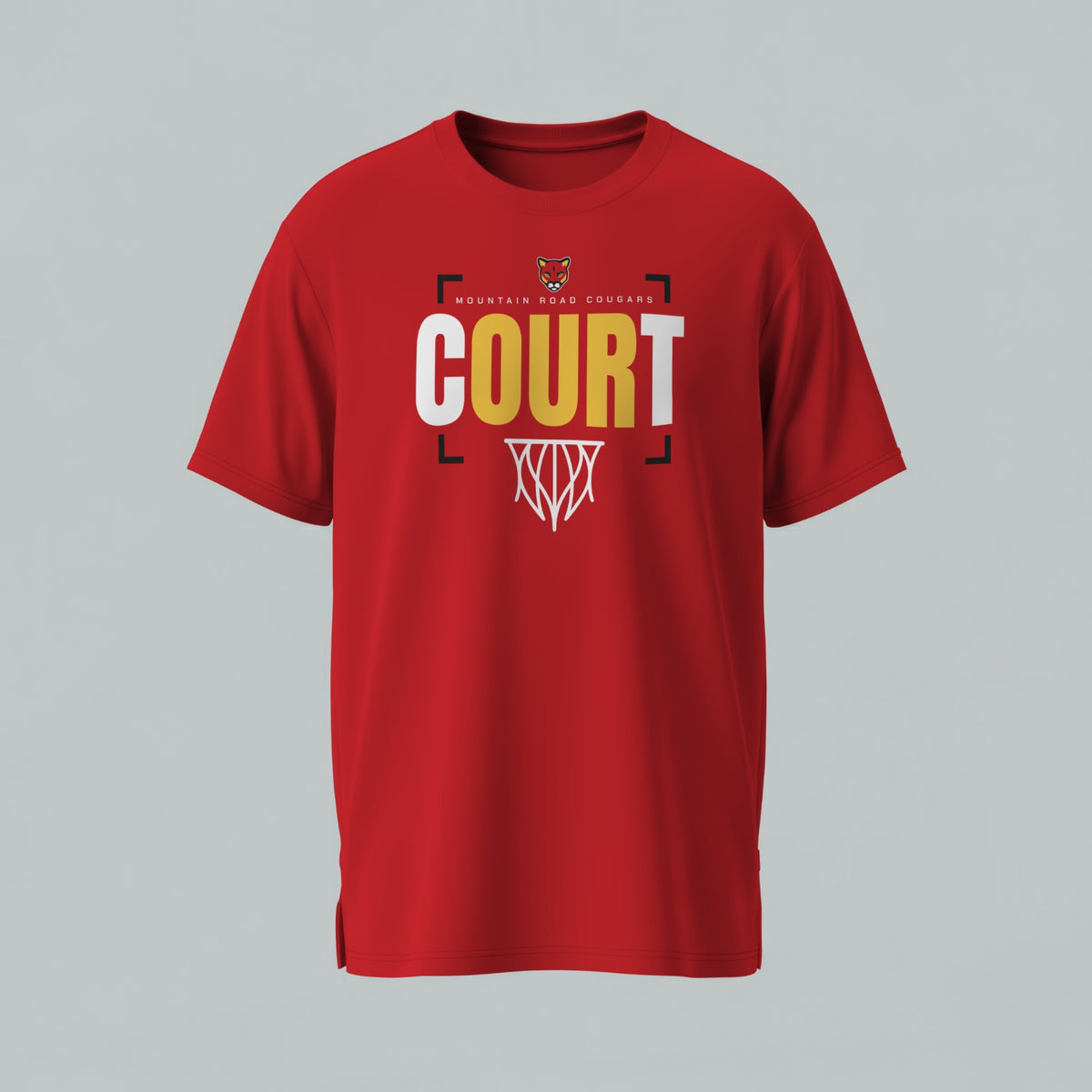 Mountain Road  Basketball T-Shirt