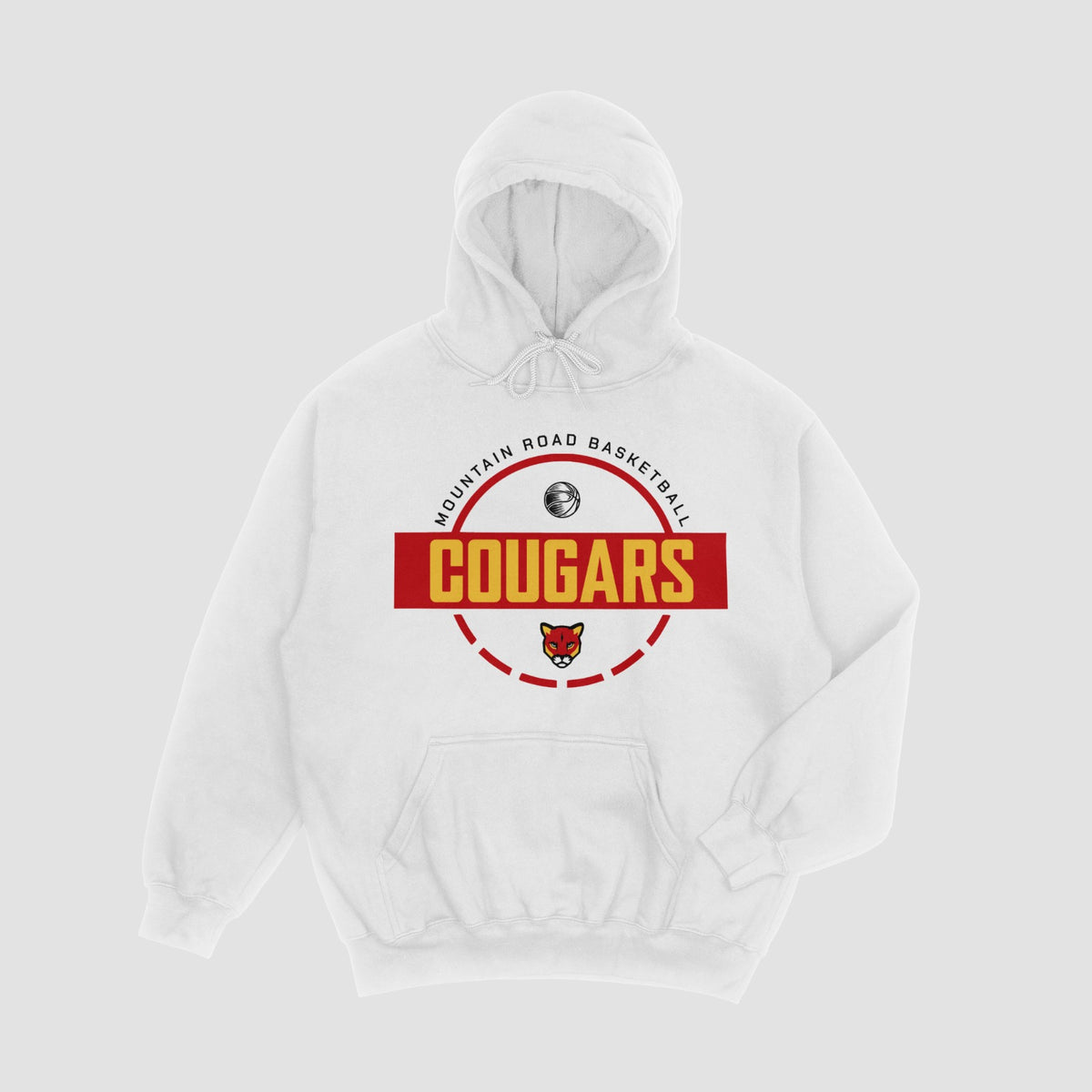 Mountain Road  Basketball Hoodie
