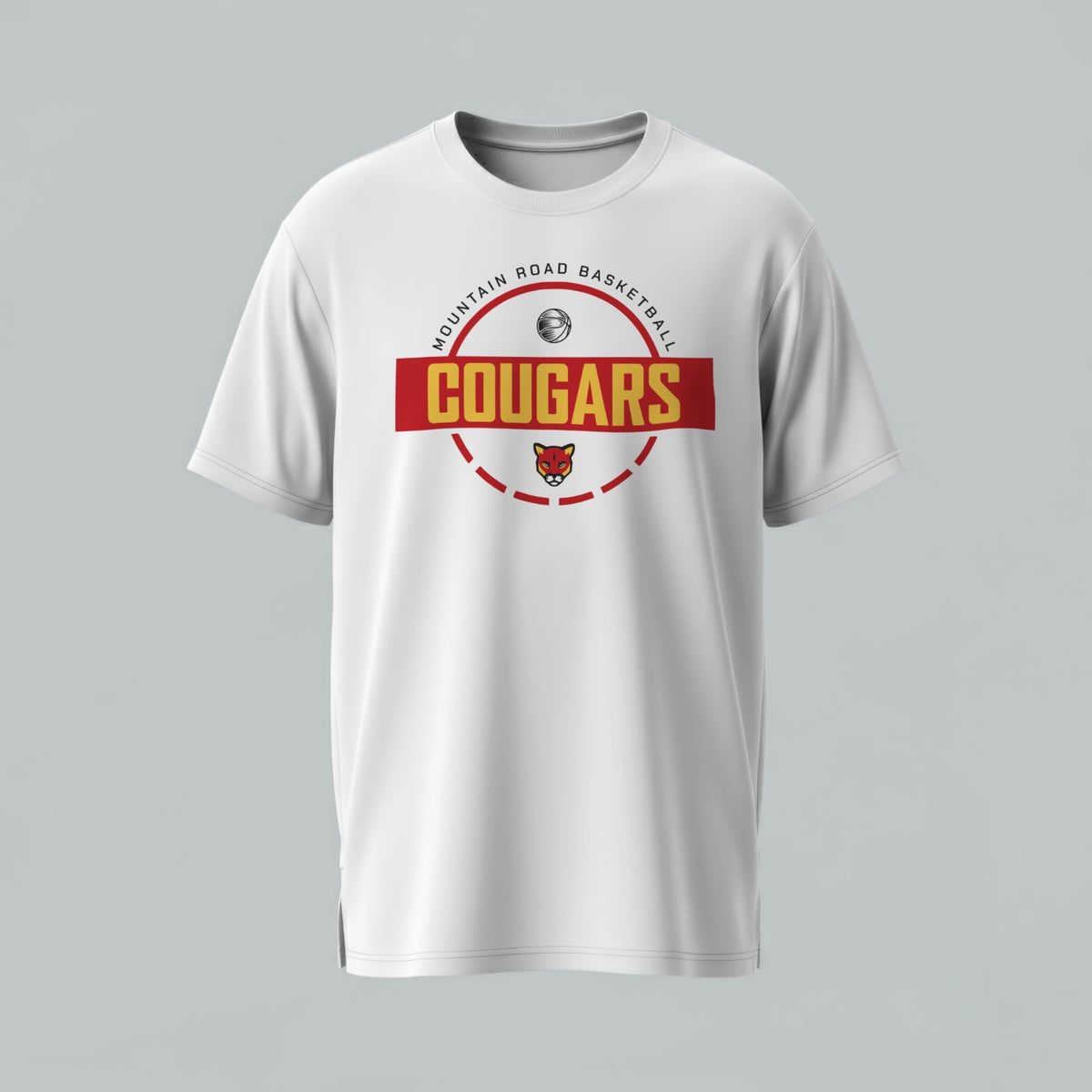 Mountain Road  Basketball T-Shirt