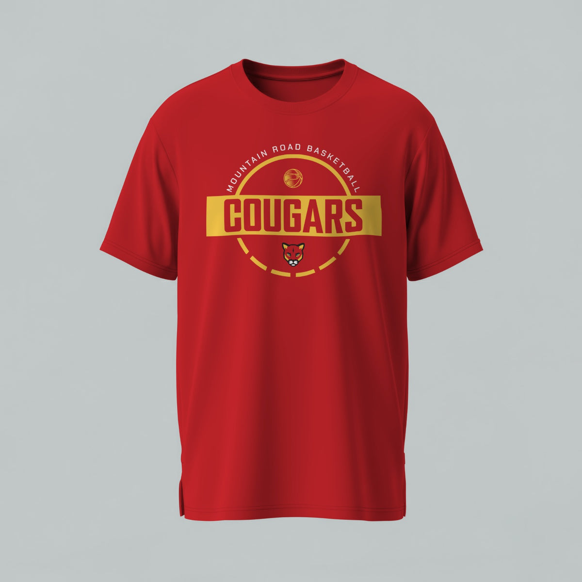 Mountain Road  Basketball T-Shirt