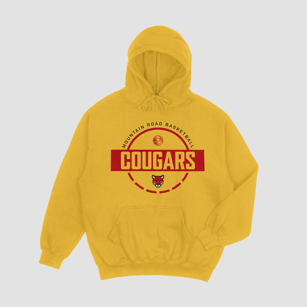 Mountain Road  Basketball Hoodie