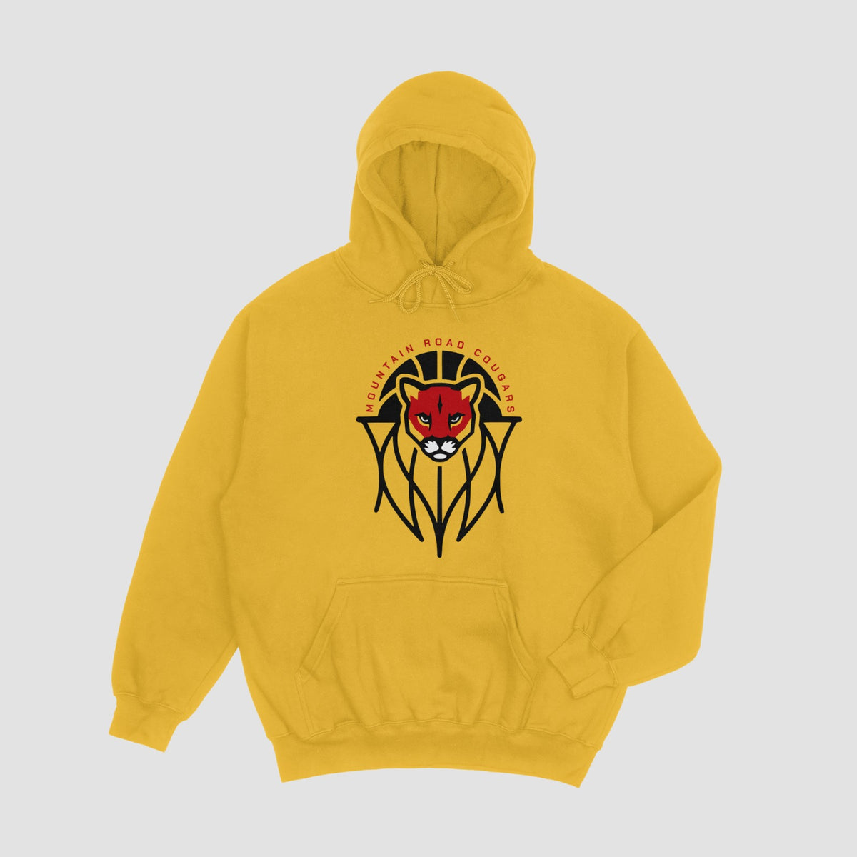 Mountain Road  Basketball Hoodie