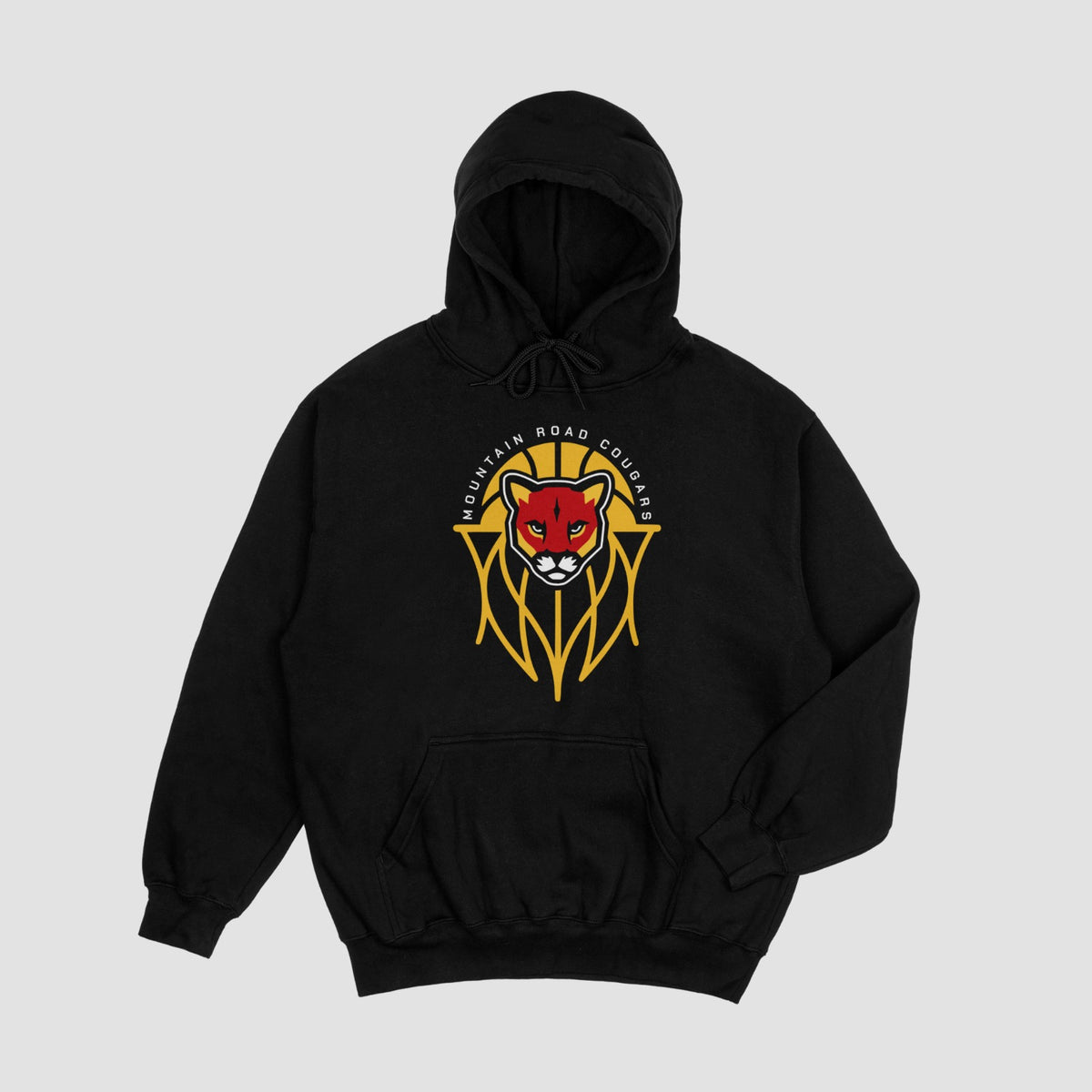Mountain Road  Basketball Hoodie