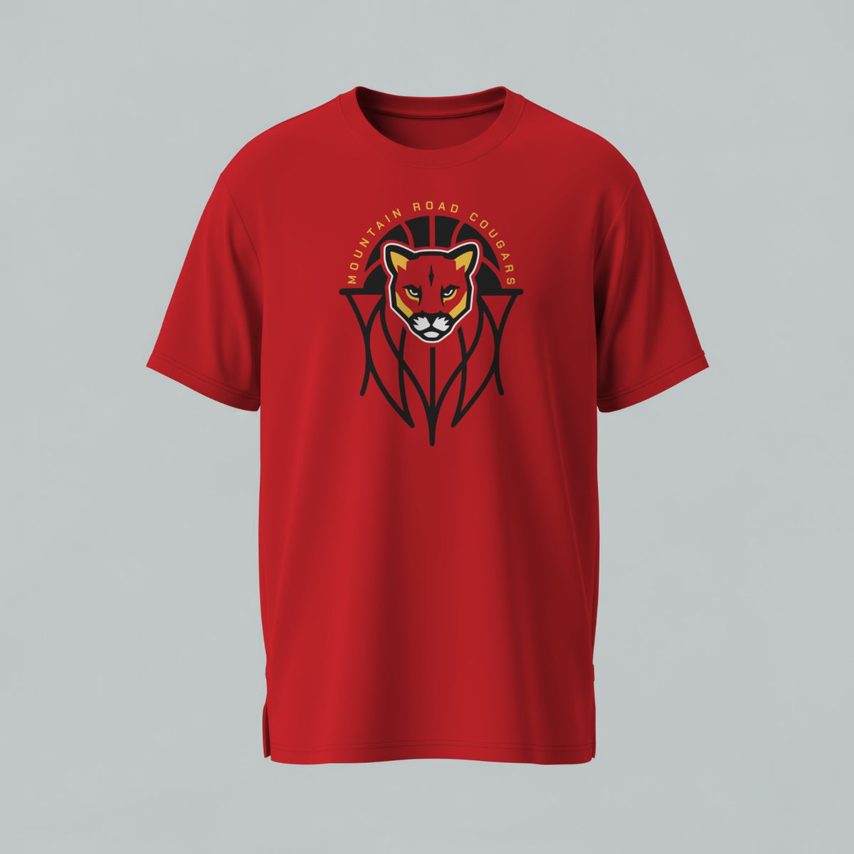 Mountain Road  Basketball T-Shirt