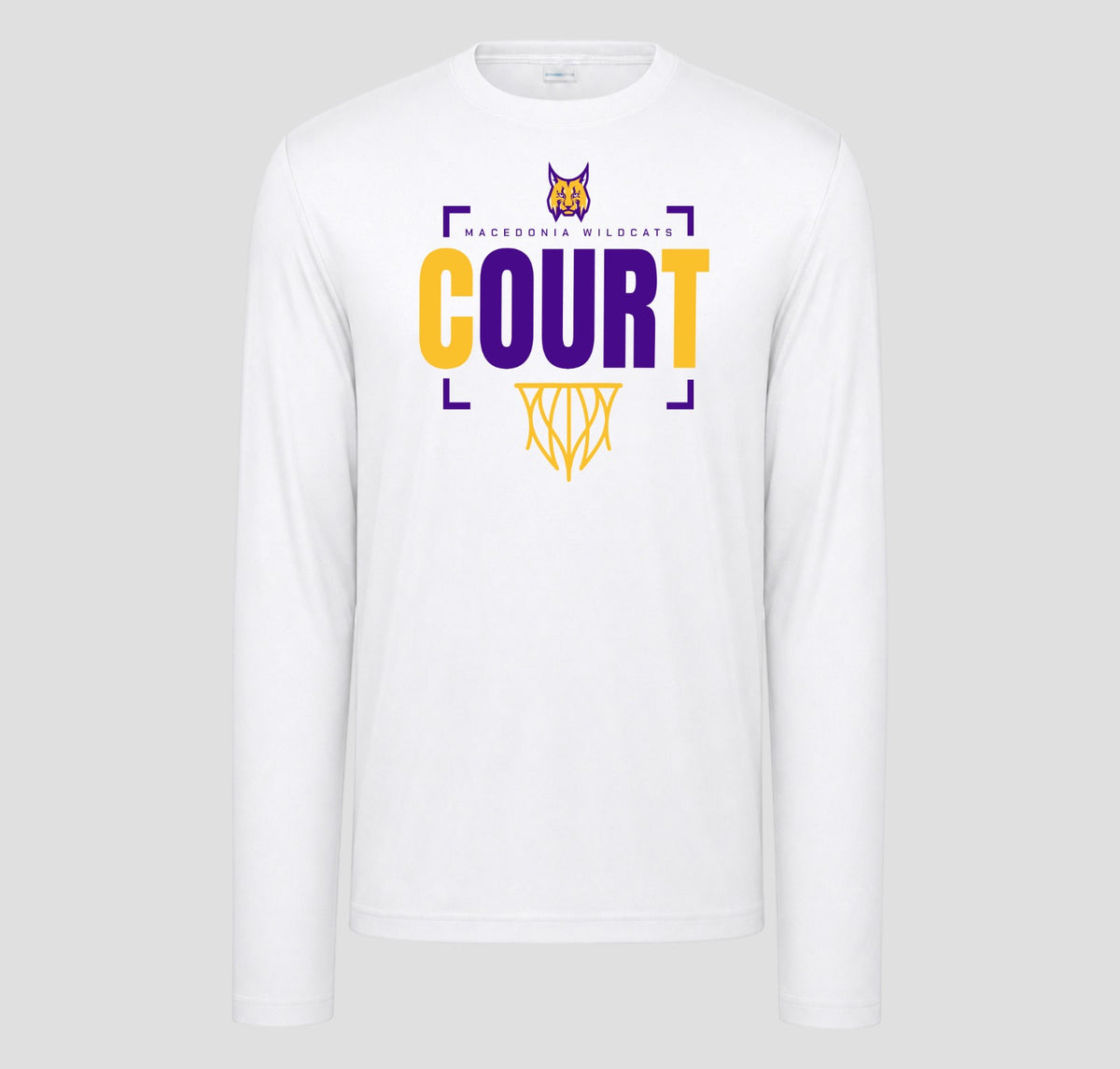Macedonia Basketball Long Sleeve Performance/Shooting Shirt