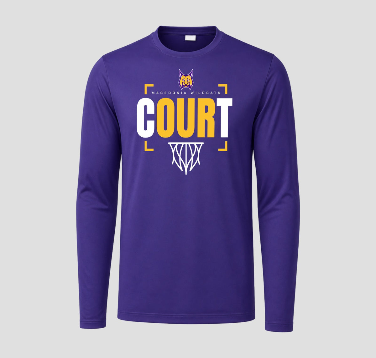 Macedonia Basketball Long Sleeve Performance/Shooting Shirt
