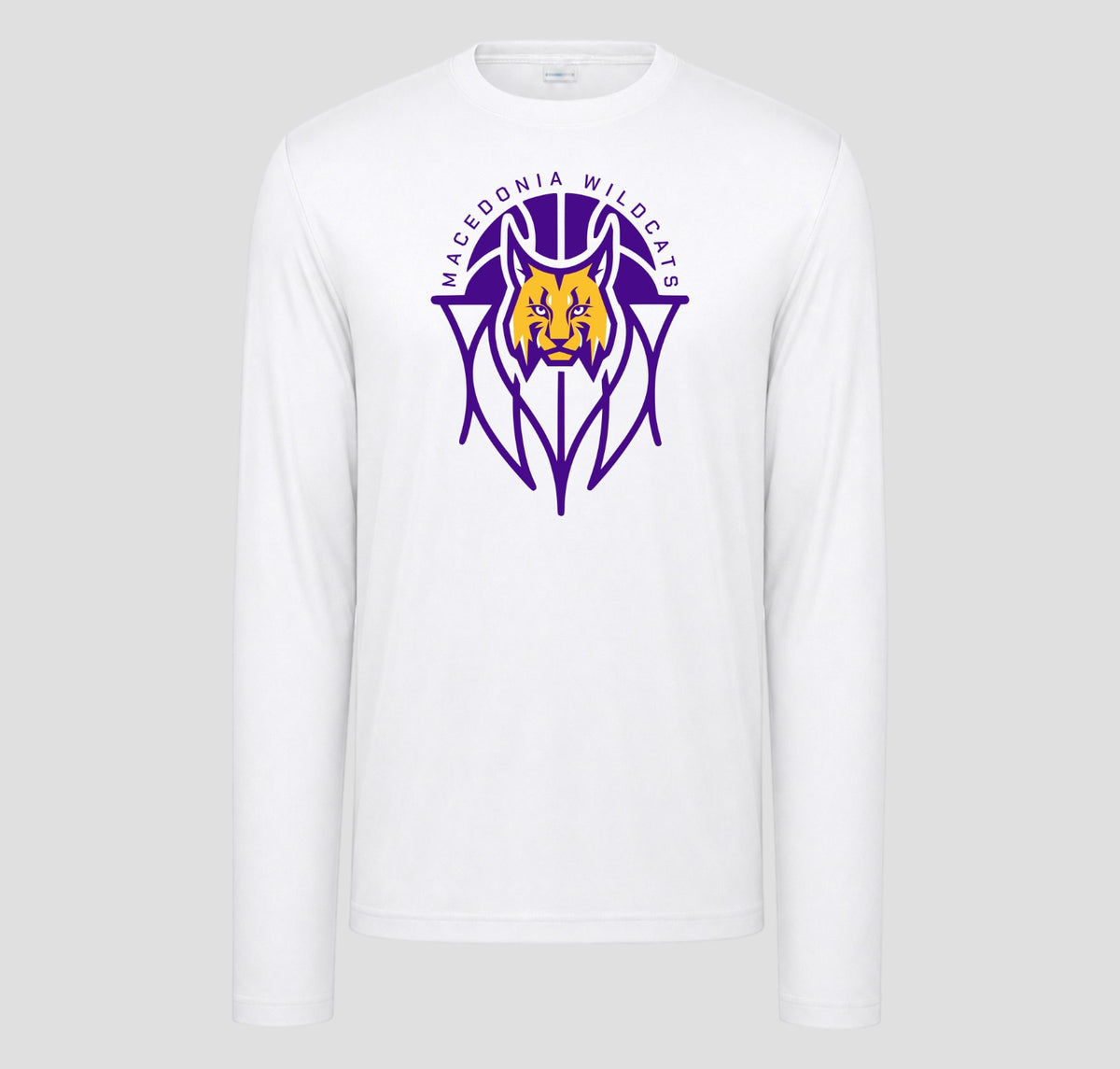 Macedonia Basketball Long Sleeve Performance/Shooting Shirt