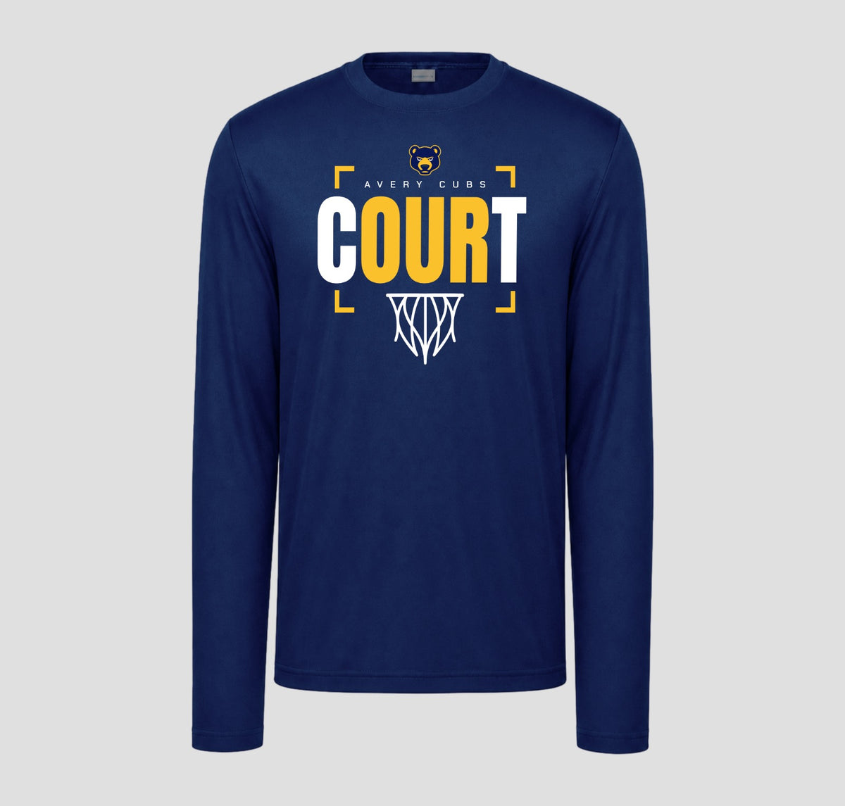 Avery Basketball Long Sleeve Performance/Shooting Shirt